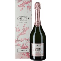 Champagne Sakura Rosé Brut in Geschenkpackung Flaschengärung