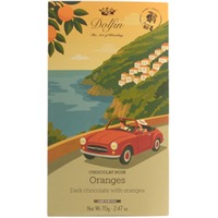 Dunkle Schokolade mit Orange