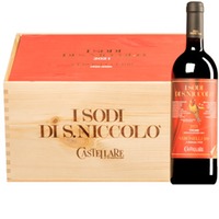 "I Sodi di San Niccolò Edizione 100 anni Veronelli" Toscana IGT  Original-Holzkiste