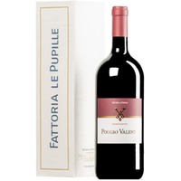 "Poggio Valente" Rosso Toscana IGT MAGNUM in Geschenkkarton