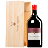 "Poggio Valente" Rosso Toscana IGT Doppel-MAGNUM Original-Holzkiste