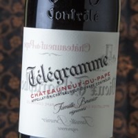 Télégramme Châteauneuf du Pape