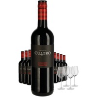 Cu4tro + 4 Gläser