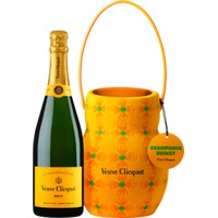 Champagner Veuve Clicquot - Brut Carte Jaune - Kühleimer - Limited Edition Yinka Ilori