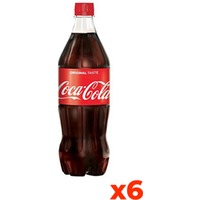 Coca Cola - Pet - Confezione lt 1 x 6 Bottiglie