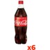 Coca Cola - Pet - Confezione lt 1 x 6 Bottiglie 