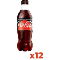 Coca Cola Zero - Pet - Confezione lt. 0,45 x 12 Bottiglie