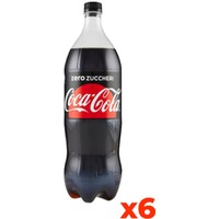 Coca Cola Zero - Pet - Confezione lt. 1,5 x 6 Bottiglie
