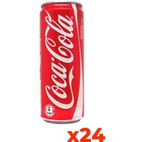 Coca Cola - Confezione cl. 33 x 24 Lattine Sleek (eu)