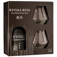 Ryoma Rum - Special pack con 2 bicchieri - Invecchiato tra i 12 e i 18 Mesi 70cl - Ryoma