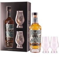 Whisky Blended Peat Chimney Glass Pack 70cl - Astucciato - Wemyss