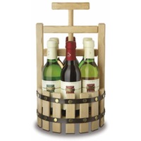 Vierteles-Presse mit 6/0,25 Fl. Heilbronner Weinen Wein-Presse