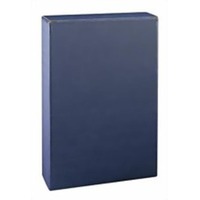 Weinpräsentkarton für 3 Bocksbeutel Offene Welle Saphir