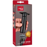 Vakuumpumpe Schwarz mit 2 Weinverschlüsse Vacu Vin