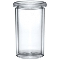 Flaschenkühler Thermokühler GARDA Acryl mit Silberrand