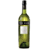 Sherry Tio Pepe Palomino Fino muy seco mit Glas