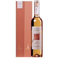 Grappa di Brunello "Poggio al Vento" in Geschenkkarton