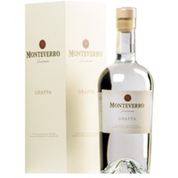 Grappa di Monteverro bianca in Geschenkkarton