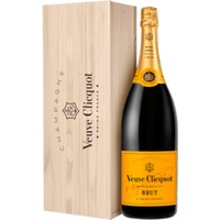 Jéroboam - Champagner Veuve Clicquot - Brut Carte Jaune - Holzkiste