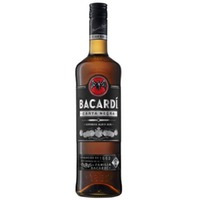 Bacardi Black Ron Carta Negra  Literflasche