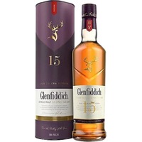 Glenfiddich, Highland Single Malt Scotch Whisky, 15 years old  in Geschenk-Box