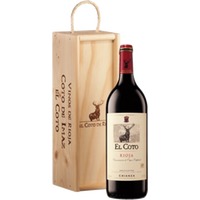 Rioja Crianza D.O.Ca. Bodegas El Coto Magnum in Original-Holzkiste