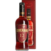 Soberano, Brandy Reserva 12 de Jerez, Bodega González Byass  in Geschenkverpackung