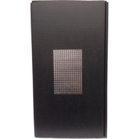 2er Präsentkarton - Seta Schwarz Chrom - strukturgeprägt