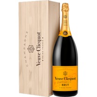 Methusalem - Champagner Veuve Clicquot - Brut Carte Jaune - Holzkiste