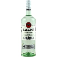 (18,19€/1l) Bacardi Carta Blanca White Rum 1L 37,5%