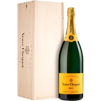 Champagne Veuve Clicquot Yellow Label, Brut, Champagne AC, Jeroboam, Einzelholzkiste, Champagne, Schaumwein