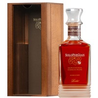 "SoloPerGian" Grappa invecchiata Original-Holzkiste