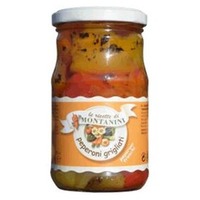 Peperoni Grigliati pelati - gegrillte und geschälte Paprika