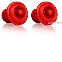 Vakuumstopfen rot 2x  VACUVIN