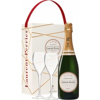 Champagner Laurent Perrier - La Cuvée - Geschenkset 2 Champagnergläser