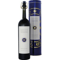 Barili di Sassicaia 40° Grappa di Uve in Geschenkröhre, Jacopo Poli