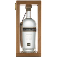 Marzadro Grappa Espressioni Bianca im passenden Holzrahmen