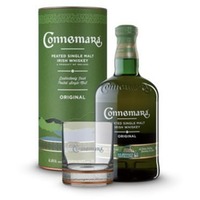 Connemara Peated Single Malt Irish Whiskey + Glas