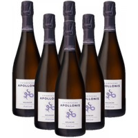 Apollonis Champagner Meunier Brut 6er Vorteilspaket Loriot Champagne