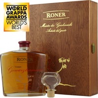 (112,71€/1l) Roner Grappa Gewürztraminer Riserva 0,7 Liter 40 % Vol