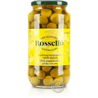 Rossello Aceituna entera Manzanilla extra, 960-g-Glas