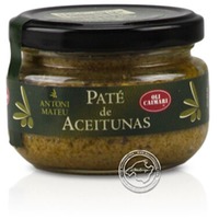 Antoni Mateu Paté artesà d´oliva verdes, 100-g-Glas