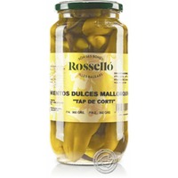 Rossello Pebre Dolc - Pimientos Dulces Mallorqui Tap de Corti, 930-g-Glas