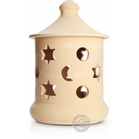 Lampara Grande Esterlla Antigua / Mond und Sterne mit Sockel, 50 x 32cm