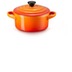 Mini-Cocotte aus Steinzeug 10 cm - mit Farbauswahl 