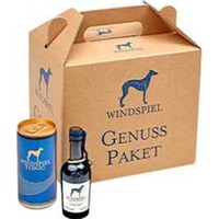 Kleines Genusspaket: 3 x Windspiel Premium Dry Gin Miniatur 0,05l + 3 x Tonic Water 0,2l