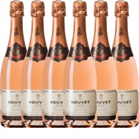 6er Vorteils-Weinpaket - Crémant Brut Rosé Excellence - Bouvet Ladubay
