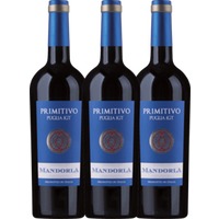 3er Vorteils-Weinpaket - Primitivo Puglia IGT - Mandorla