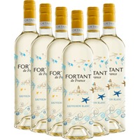 6er Vorteils-Weinpaket - Sauvignon Blanc serigrafiert - Fortant de France