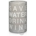 Flaschenkühler "Save water drink wine" 